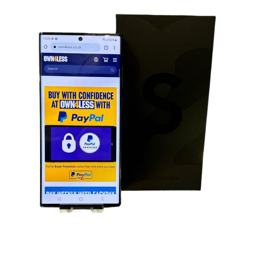 Galaxy S22 Ultra 128GB Phantom Black Unlocked Own4Less